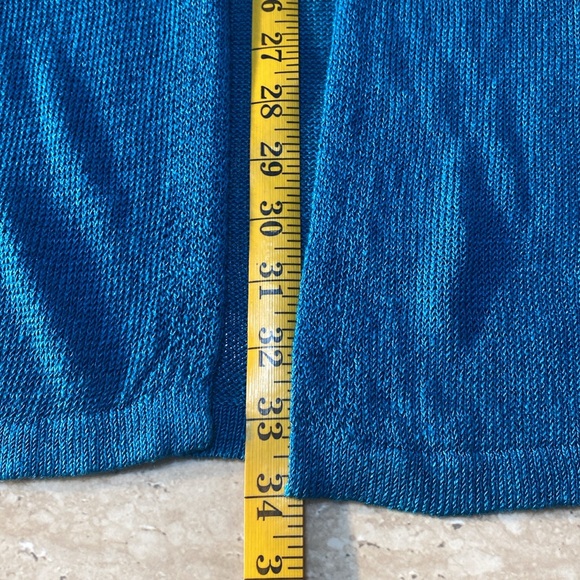 J. Jill Teal Blue cardigan, Excellent Condition, see measurements in photos - Picture 11 of 11
